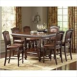 Antoinette Counter Height Dining Table in Multi-Step Rich Cherry