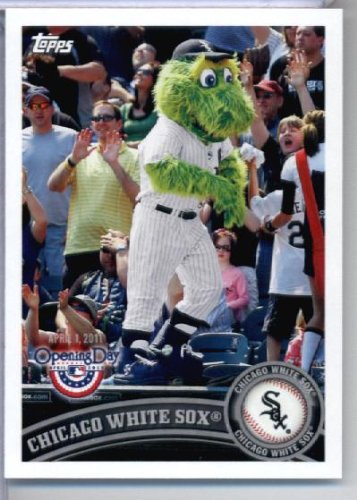 2011 Topps Opening Day Mascots Baseball Card #M5 Chicago White Sox  - Chicago White Sox - MLB Trading Card  In A Protective Screwdown Display Case!