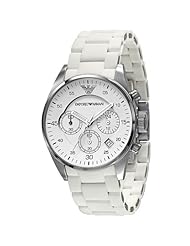 Emporio Armani Womens AR5867 Silver Dial Watch