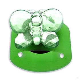 Funny Ring lightgreen + style your Crocs Charm big Butterfly, Shoe Stickers | funClips