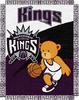 NBA Sacramento Kings 36-Inch-by-46-Inch Woven Jacquard Baby Throw