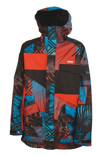 Nitro Snowboards Herren Funktionsjacke DECADES, red submission / red / black, XL, 1111-872 Preisvergleich