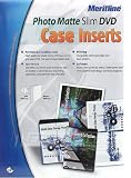 Meritline (Merax) Photo Matte Slim DVD Case Inserts