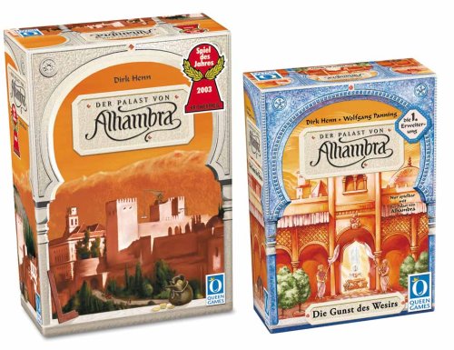 Queen Games Der Palast von Alhambra +1.Erw. Die Gunst des Wesirs (Doppelpack