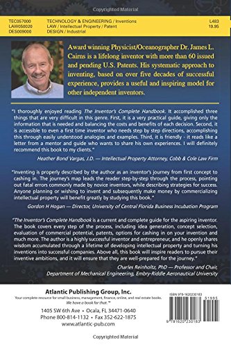 The Inventor's Complete Handbook How to Develop, Patent, and Commercialize Your Ideas: How to Develop, Patent, and Commercialize Your Ideas