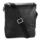 BAGAN Leder Umh�ngetasche "Boston" (schwarz)von "Bagan"