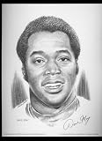 1974 Dave May Milwaukee Brewers Lithograph