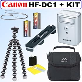 Click here to buy Canon HF-DC1 High Power Flash + Deluxe Accessory Kit by Canon.