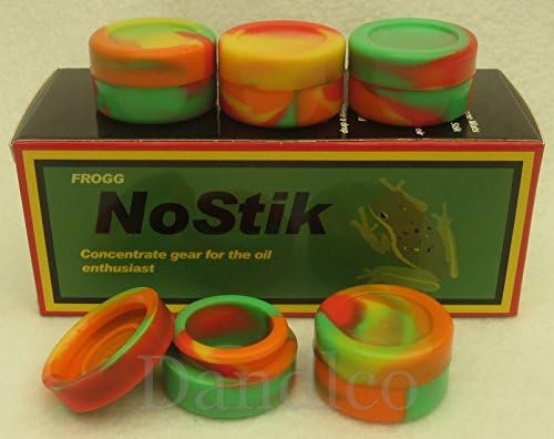 50 NoStik Silicone Containers - 50 Premium Rasta Containers - Free Magnet in Every Box