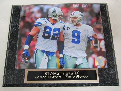 Dallas Cowboys Tony Romo Jason Witten Collector Plaque