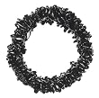 Black Tourmaline Chip Stretch Bracelet