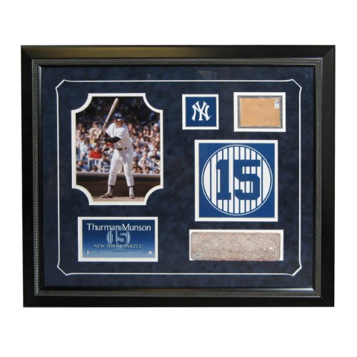 MLB Monument Park Brick Framed And Retired Number Thurman Munson Collage