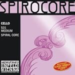 Thomastik Infeld Spirocore Cello String Set - 4/4 Size - Medium Gauge