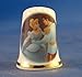Porcelain China Collectable Thimble -- Fairy Tale Cinderella with Free Gift Box