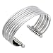 Sterling Silver 8-piece Polished Cuff
