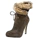 Nine West Women's Linnie Ankle Boot,Lt Brown,10 M US