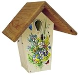 12in. Flower Illustration Bluebird Nest Box - 2 Pack
