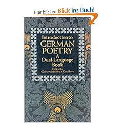 Introduction to German Poetry: A Dual-Language Book (Dual-Language Books)