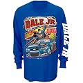 Dale Earnhardt Jr. #88 NASCAR 2014 Superman Restart Long Sleeve T-Shirt - Royal Blue