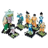 Dragonball Z DBZ 9 Mini 3 Figures with Puzzle Stand (Goku, Gohan, Grown up Gohan, Trunks, Piccalo, Krillan, Vegita, Super Saiyan Vegita and Tien)