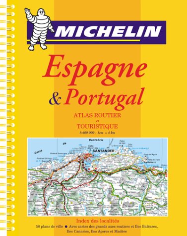 City Travel Guides Discounted  Books : Atlas routiers : Espagne - Portugal, N° 460 (petit format spirale)
