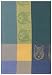 Waffle Weave 100% Cotton Cat Face Denim Blue Dishtowel 18 X 28 Set / 6