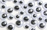 Black & White Wiggly/Wobbly/Googly Eyes 100pk