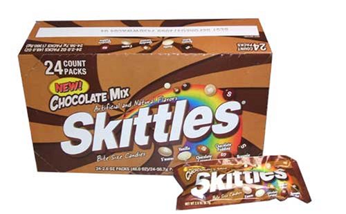 Skittles Chocolate Mix Singles - 2 Oz Pack, 24 Packs by Candy Mixes