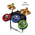 Protective skins for Guitar Hero 4 "World Tour" Drum set, fits Xbox 360, PS3, PS2, WII - BONECOLLECTOR