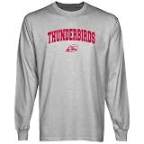 NCAA Southern Utah Thunderbirds Ash Logo Arch Long Sleeve T-shirt