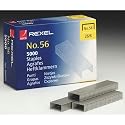 Rexel no. 56, 26/6 staples with 6mm staple size, BOX of 1000