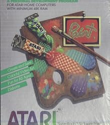 ATARI 'Paint' Game Disk - Create and Save Colorful Video Art Fun For All Ages!