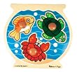 Melissa and Doug Deluxe Fish Bowl Jumbo Knob Puzzle