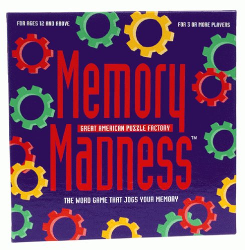 Cover image : Memory Madness Word Game That Jogs Your Memory