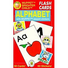 Alphabet/Flash Cards With Muppet Reward Stickers (Brighter Child)