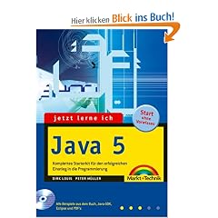 Jetzt lerne ich Java