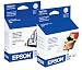 Office Products : Epson T026201 (1 Black) and T027201 (1 Color) Ink Cartridge Twin Pack