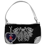 MLB Boston Red Sox Ladies Sports Luxe Wristlet - Black