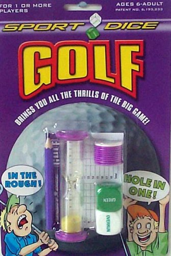 Childrens Toyshop  Toys : Sports Dice - Golf