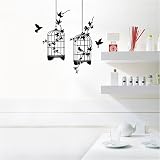 Easy Instant Decoration Wall Sticker Decal Ivy Covered Birdcages 51GXLht8WOL. SL160 Easy Instant Decoration Wall Sticker Decal Ivy Covered Birdcages