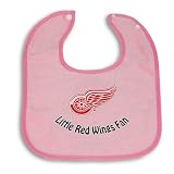 Detroit Red Wings PINK Baby Bib