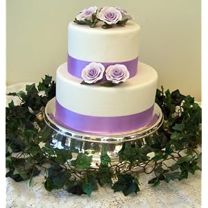 Silver Plated Beaded 9 Wedding Cake Stand Party Event