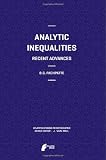 Analytic Inequalities: Recent Advances (Atlantis Studies in Mathematics)