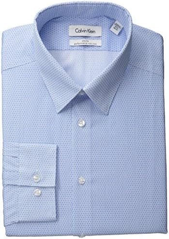Calvin Klein Men's Slim Fit Non Iron Graphic Print