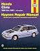 Honda Civic Automotive Repair Manual: 1984 to 1991 (Haynes Automotive Repair Manuals)
