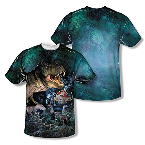 Jurassic Park Dinos Gather Mens Sublimation Shirt