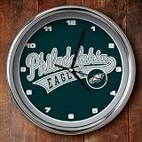 Philadelphia Eagles 12'' Chrome Clock