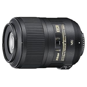 Nikon 85mm f/3.5G AF-S DX ED VR Micro Nikkor Lens for Nikon Digital SLR Cameras
