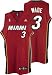 Dwyane Wade Miami Heat Red Swingman Adidas NBA Jersey