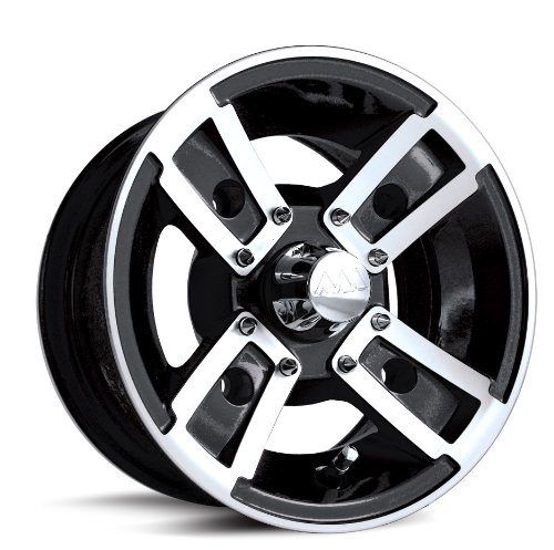 MotoSport Alloys S3 Redline Black Machined 10x5 